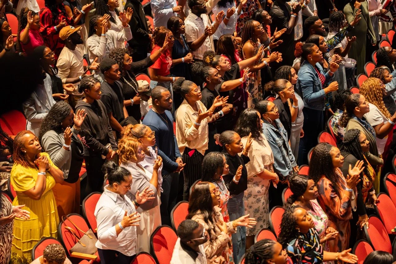 Camp Meeting 2026 worship service at Dominion City Church — Christian conference Houston TX